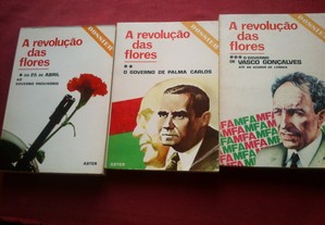 Dossier:A Revolução Das Flores-3 Volumes-Editorial Aster