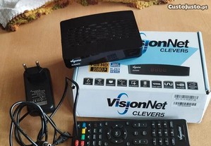 Recetor VisonNet Clever5 DVB-S + IPTV Stalker Full HD HEVC