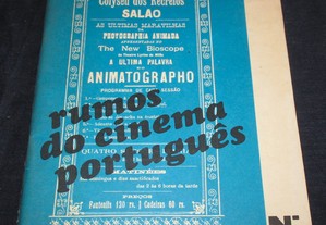 Livro Rumos do cinema português Germano Cleto Cadernos FAOJ