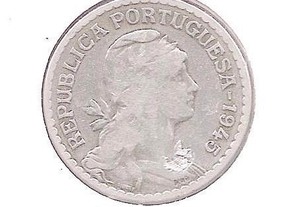 Moeda 1$00 Escudo 1945