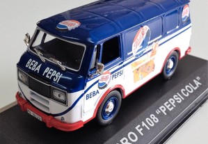 * Miniatura 1:43 "Carrinhas de Distribuição" | EBRO F108 | Publicidade: Pepsi Cola