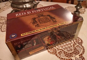 Reis de Portugal - 36 dvd's selados - colecção completa nova