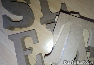 Letras em MDF Cru 15cm