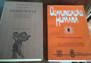 Obras de António Sérgio e J.L.Aranguren