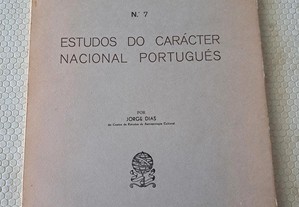 Estudos do Carcter Nacional Portugus - Jorge Dias