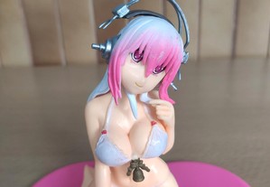 Japanese Anime Figure Doll com Base Coração