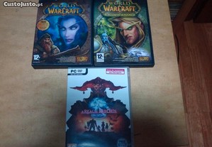 3 jogos originais pc world of warcraft etc