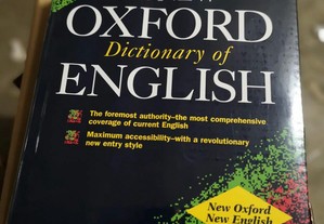 Dicionário de inglês - The new Oxford dictionary of English - NOVO
