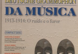História da Música - 1913 - 1914 - Livro + cd