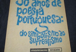 Livro 50 anos de poesia portuguesa Ensaio 2