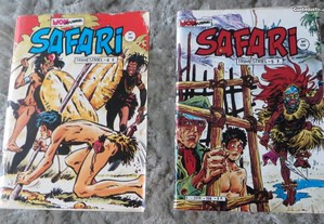 BD Coleção Safari 2 livros Nº 144 e nº 154 -1983 Frances
