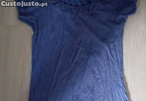 Blusa Talbots Azul Tamanho M/L