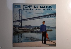 Single Vinil Tony de Matos - Estranha Forma de vida