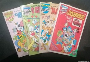 Seleção de 4 livros já com alguns anos de BD do Disney Especial