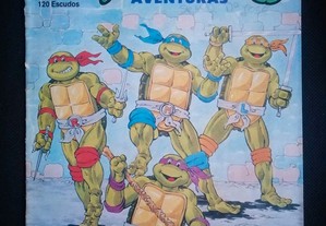 Revista antiga da Tele BD TURTLES aventuras N. 20 da semana de 16 a 22 de Setembro de 1991