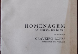 Homenagem Justiça do Brasil General Craveiro Lopes