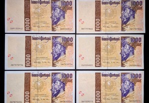 Notas 1000 Escudos Ch13 1998