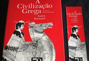 Livro A Civilização Grega André Bonnard Saramago