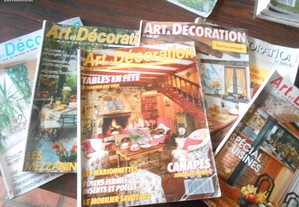 Revistas antigas Art e Decoration