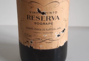 Vinho Tinto Reserva Sogrape 1977 Garrafa 75cl. Selada
