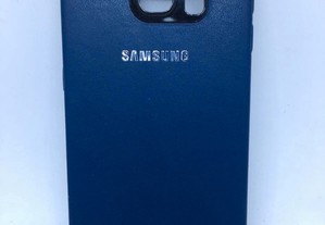 Capa pele sintética para Samsung Galaxy S6 Edge