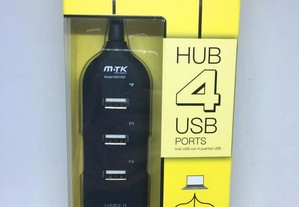 HUB USB 2.0 de alta velocidade com 4 portas USB