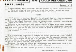 Colecção Excelsa 3 Conjuntos de exercícios de Português para o 1/2 e 3 ano do ensino liceal