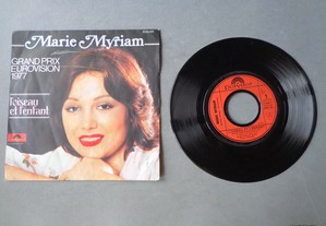 Disco vinil single - Marie Myriam - Eurovisão 1977