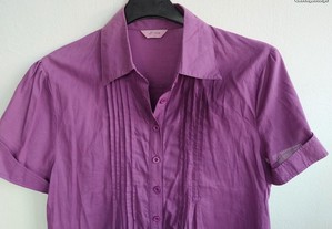 Blusa violeta, alegre e jovial - Tamanho XL / XXL