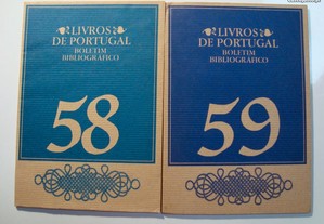 Livros de Portugal Boletim Bibliográfico 58 - 59