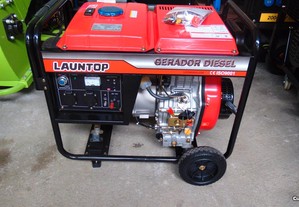 Gerador Launetop Diesel com motor de arranque monofásico