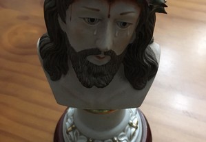 Busto Jesus Cristo em porcelana