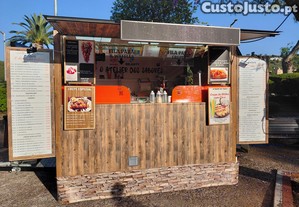 Roulote de Crepes & Bubble Waffles Pronta a Trabalhar e a Faturar!