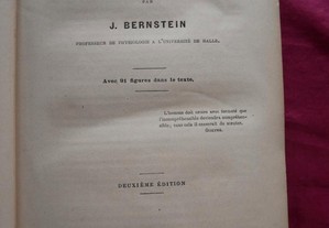 Les Sens par J. Bernstein. Deuxiéme Édition. Germe