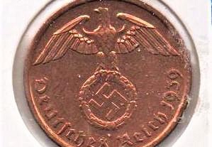 Alemanha (3º Reich) - 2 Reichspfennig 1939 A - bela/soberba