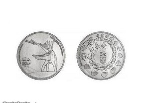 Portugal moeda comemorativa 5 euro dinossauros miragaia a 9,50
