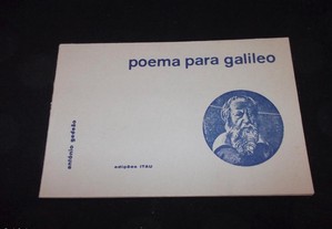Livro Poema para Galileo António Gedeão