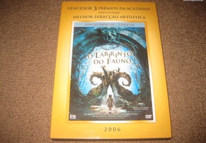 "O Labirinto do Fauno" de Guillermo del Toro/Edição Especial 2 DVDs/Slidepack!