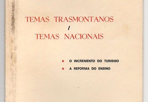 Temas transmontanos, temas nacionais (autografado)
