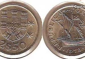 2.50 Escudos 1978 - soberba