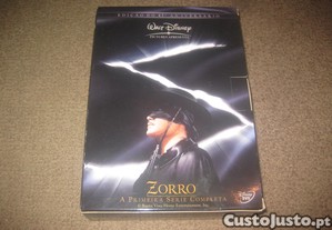 Série em DVD "Zorro" da Walt Disney, com Box Arquivadora/Impecável/Raríssima!