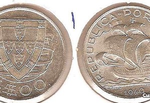 5 Escudos 1940 - soberba prata