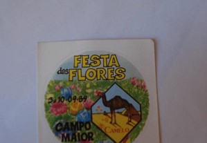 Autocolante -Festa das Flores /Campo Maior