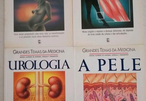 4 Livros "Grandes Temas da Medicina"