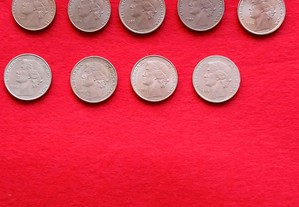 Coleção completa moedas 25 Escudos