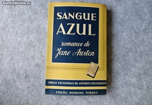 Livro Sangue Azul Romance de Jane Austen
