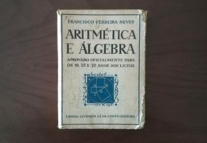 "Aritmética e Álgebra", de Francisco Ferreira Neves, 1946