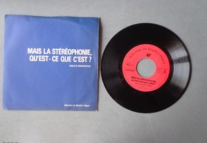Disco vinil single - Mais la Stéréophonie, Qu'Est-