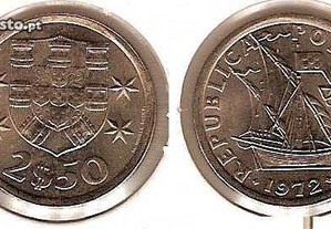 2.50 Escudos 1972 - soberba