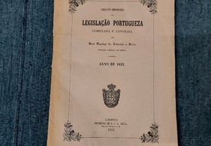 Colecção Cronológica da Legislação Portuguesa de 1852